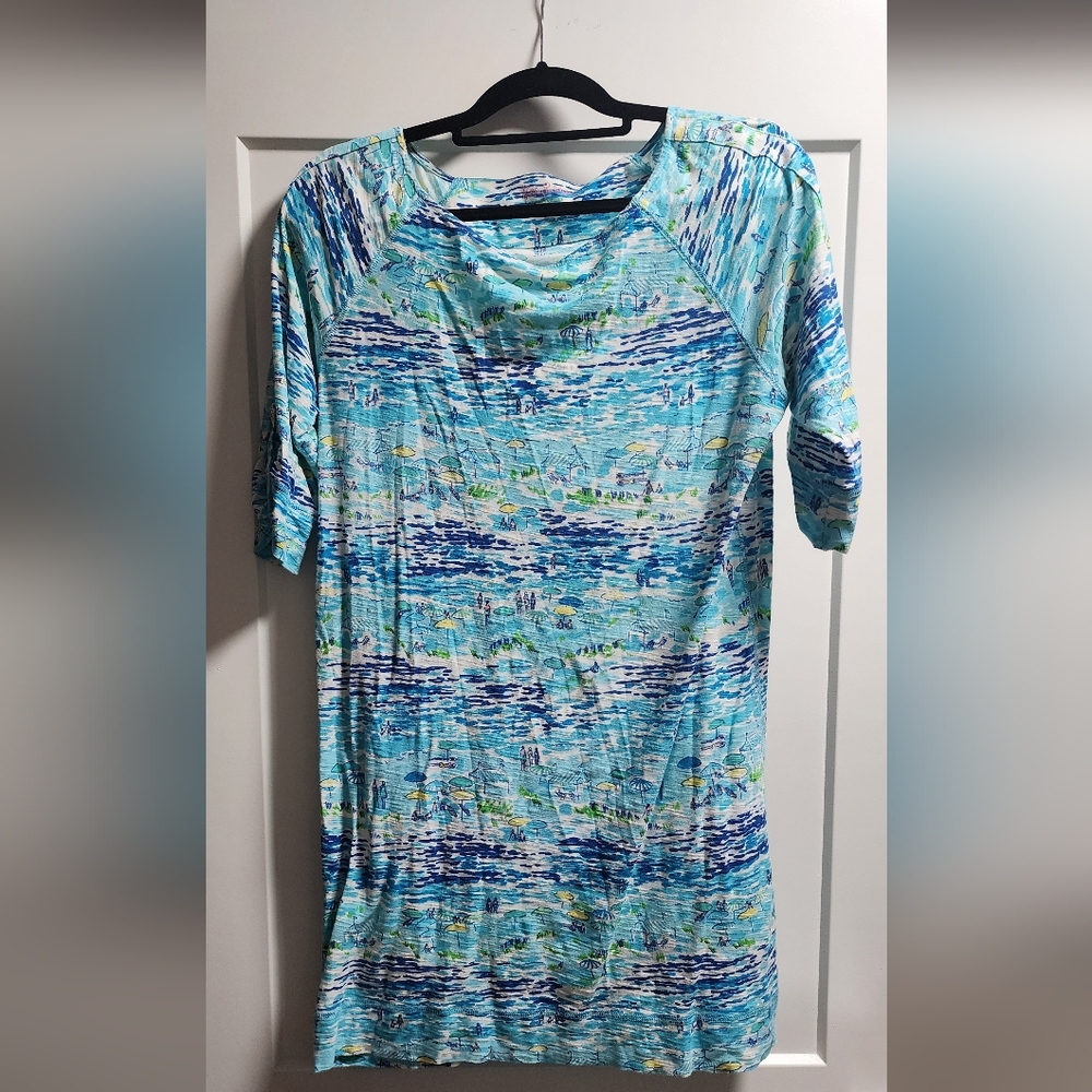 Lilly Pulitzer Camie High Tide Toile Dress
